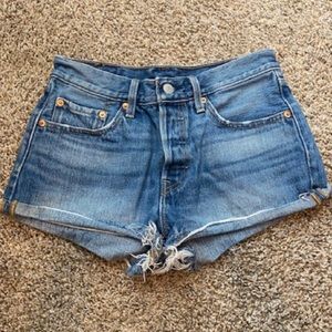Levi's High Waisted Shorts